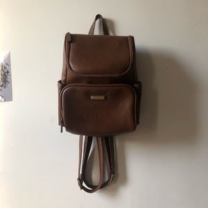Brown book bag